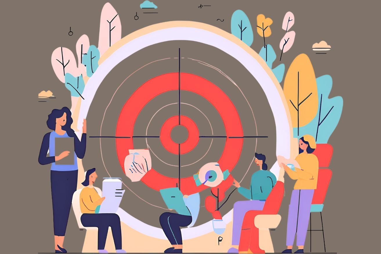 Finding target audience infographic